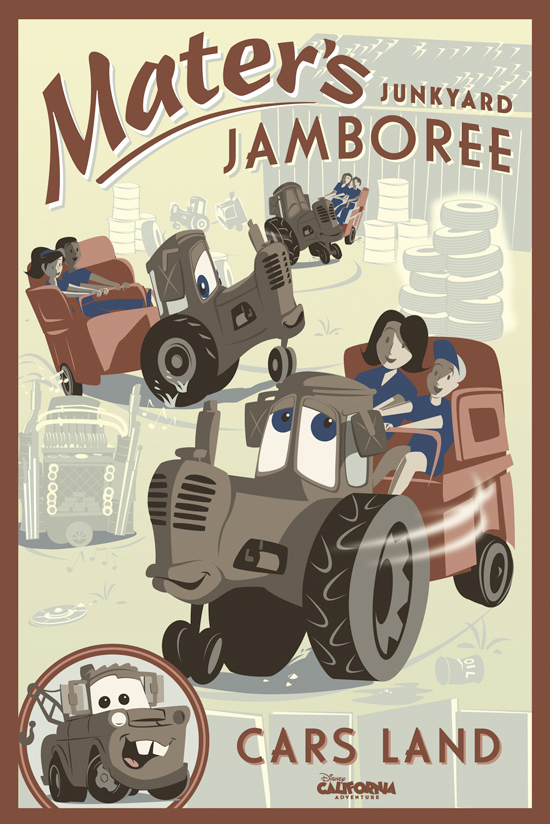 Tow Maters Junkyard Jamboree Attraction Poster