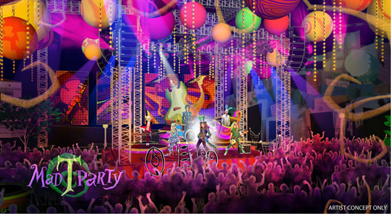 Mad T Party Main Stage Concept Art