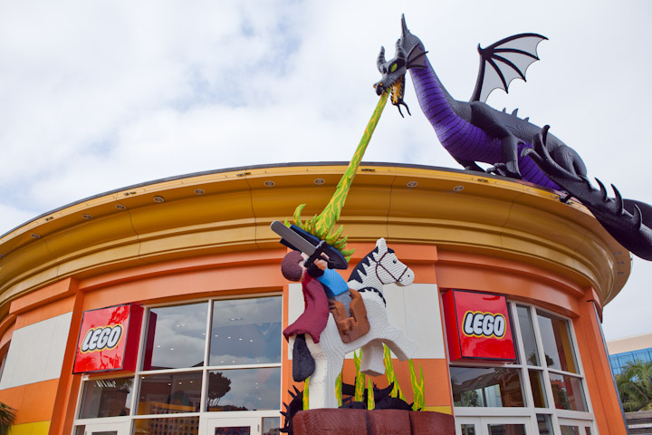 New Lego Store In Downtown Disney California
