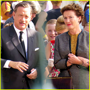 Tom Hanks Walt Disney Saving Mr Banks Taping