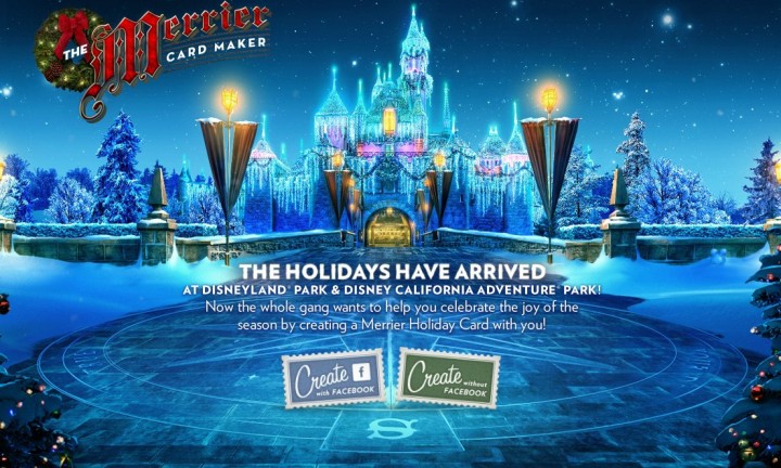 Disneyland Holidays Website