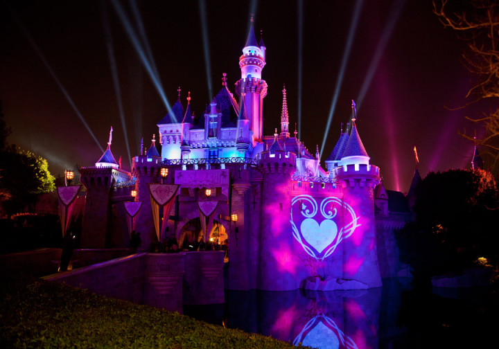 Sleeping Beauty Castle Valentines Day True Love Week Disneyland