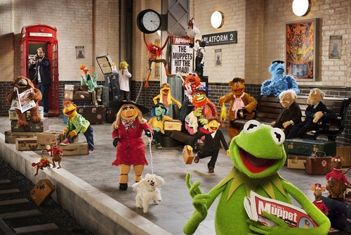 The Muppets Again Kermit The Frog Cast Photo