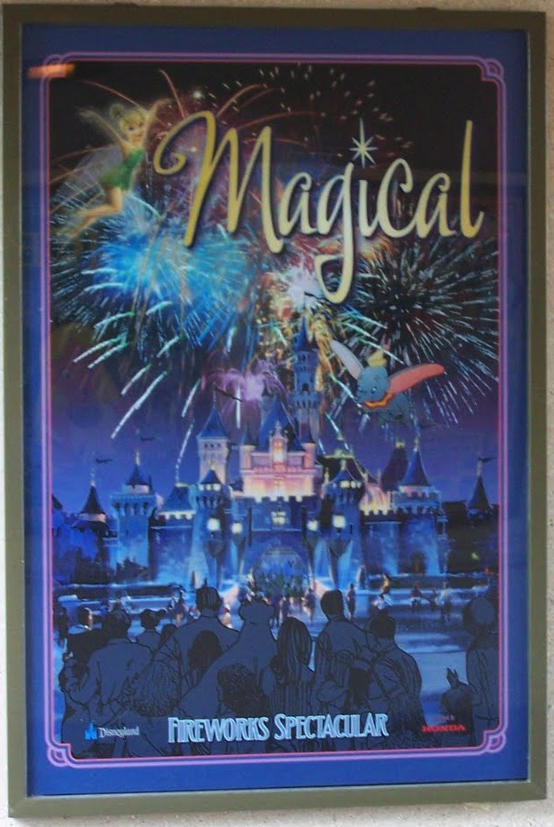 Magical Fireworks Spectacular Disneyland Poster