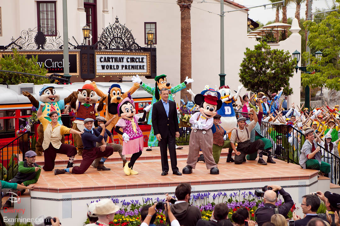 Disney California Adventure Grand Reopening Disneyexaminer Coverage Day 3 Exit Bob Iger