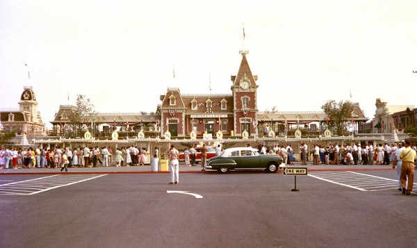 Disneyland Opening Day Rare Color Photo