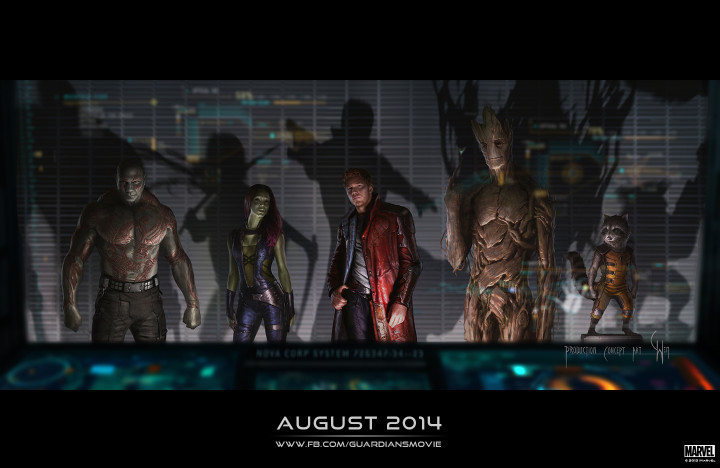 Marvel Guardians Of The Galaxy Concept Art