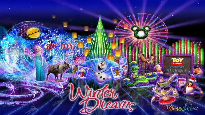 World Of Color Winter Dreams Concept Art Disney California Adventure
