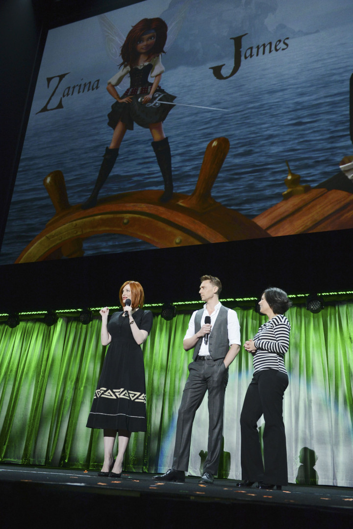 2013 D23 Expo Walt Disney Animation Studios Presentation Christina Hendricks Tom Hiddleston Peggy Holmes The Pirate Fairy