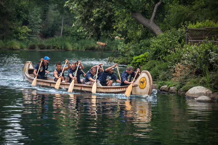 Disneyland Resort Cast Member Canoe Races Rivers Of America
