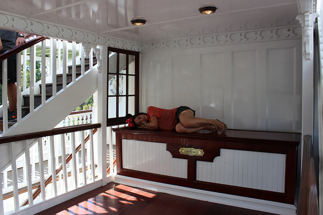 Best Places To Nap At Disneyland Mark Twain Riverboat