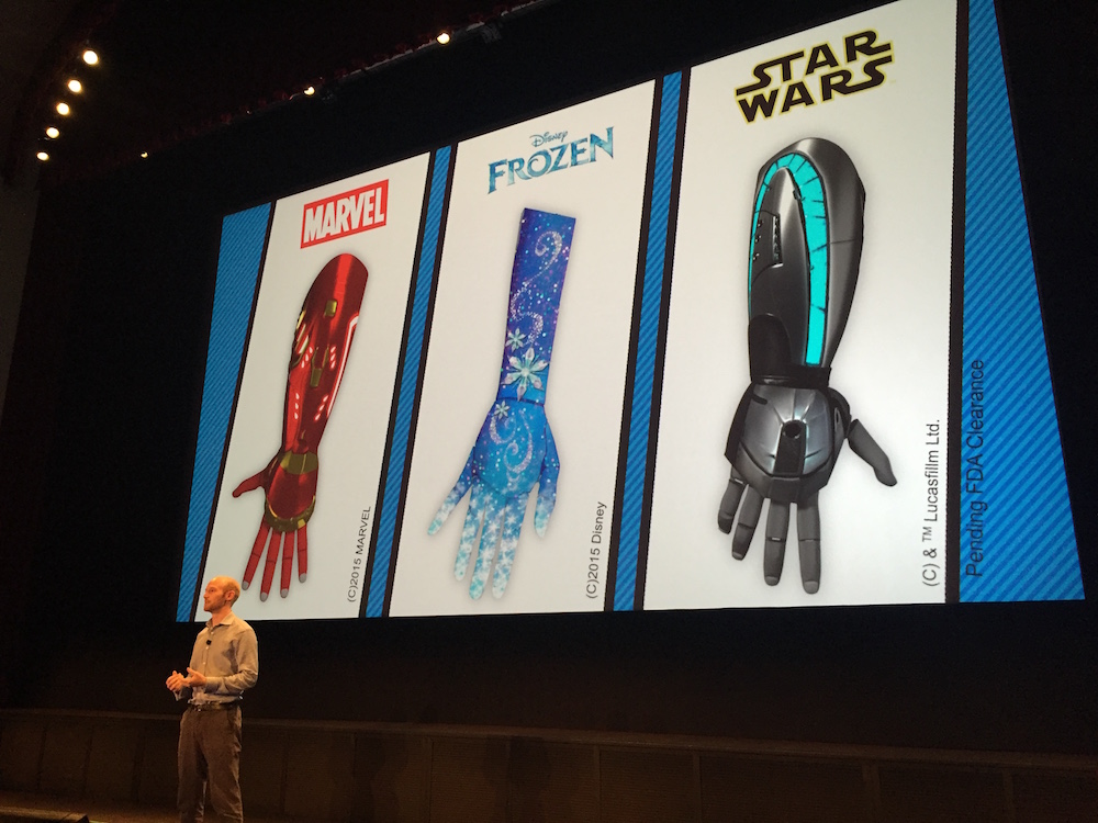 Open Bionics featuring Disney-themed artificial limbs