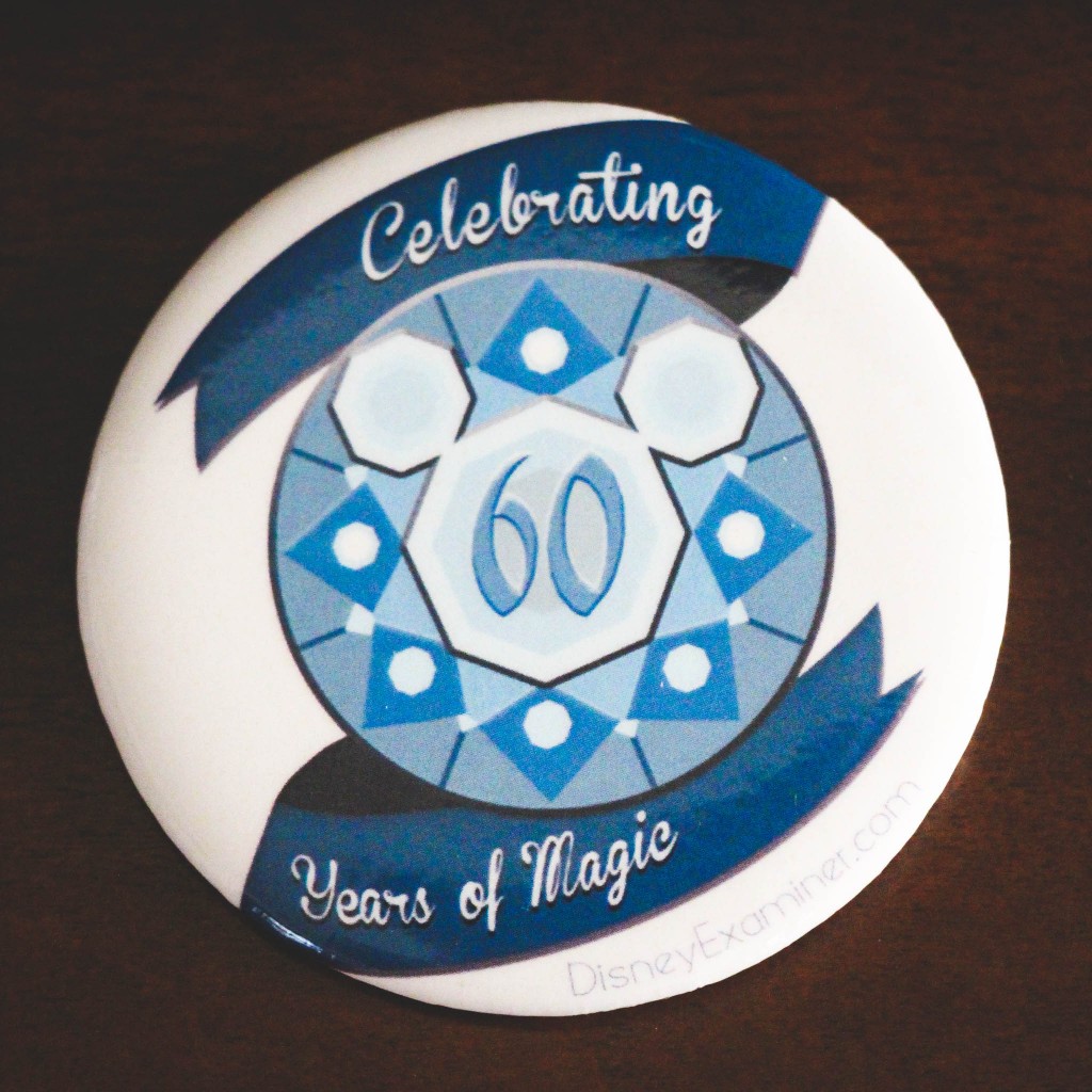 Disneyland 60 Years of Magic Button