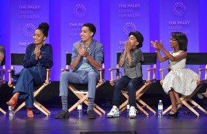 HOLLYWOOD, CA - MARCH 13: Yara Shahidi, Marcus Scribner, Miles Brown and Marsai Martin at PaleyFest LA 2016 honoring black-ish, presented by The Paley Center for Media, at the Dolby Theatre on March 13, 2016 in Hollywood, California. © Rob Latour for the Paley Center