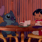 Lilo and Stitch Chocolate Cake Hula Scene