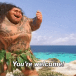 Moana Review Maui You're Welcome Song Gif