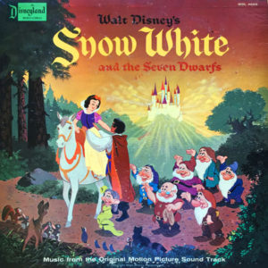 Snow White and the Seven Dwarfs Record Vinyl Cover Walt Disney Records Music