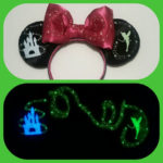 Tinkerbell Castle Disneyland Minnie Mouse Customizable Handmande DIY Ears Etsy Earsboutique Glow in the Dark