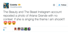 Ariana Grande John Legend Beauty and the Beast Twitter Reaction 3