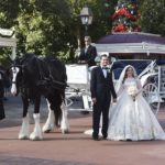 Disney Fairy Tale Weddings Freeform Cinderella Wedding Dress and Carriage