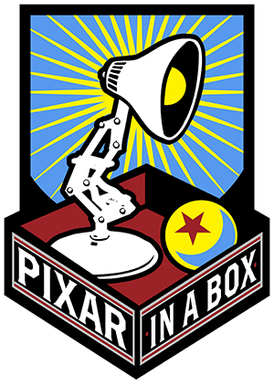 Pixar in a Box Logo